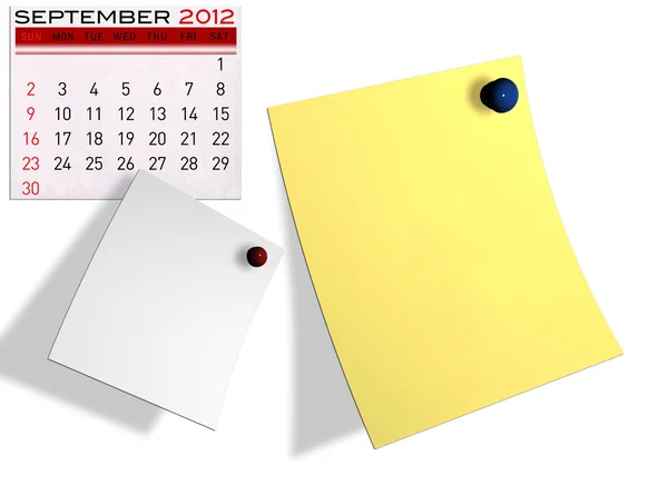 2012 年カレンダー — ストック写真