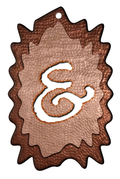 3d бронзова позначка євро — стокове фото