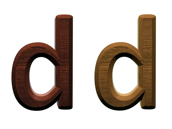 木製アルファベットの 1 文字. — ストック写真
