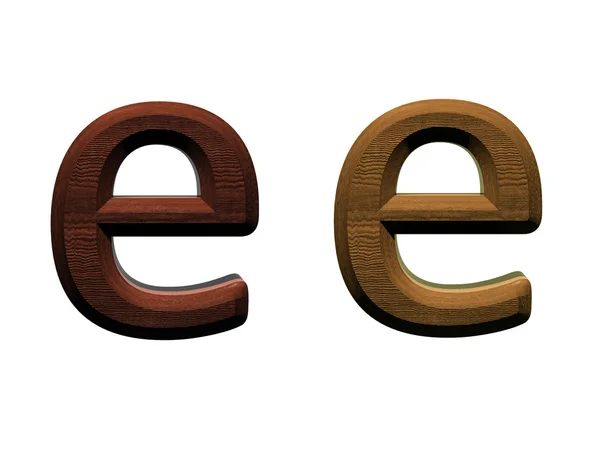 O literă de alfabet de lemn . — Fotografie, imagine de stoc