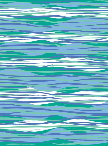 波 Pattern_Blue — ストックベクタ