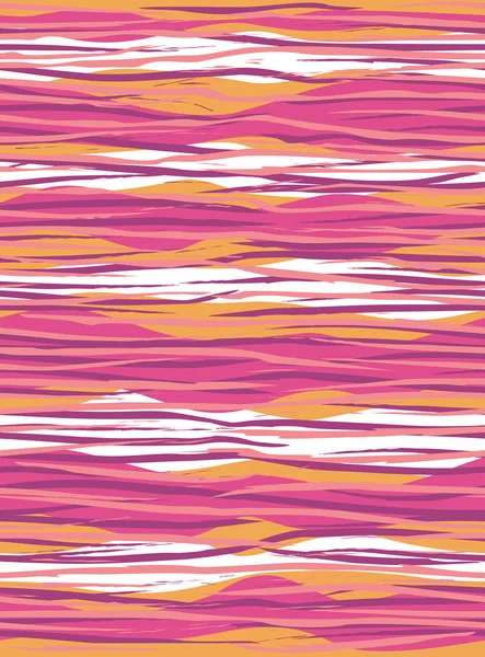 波 Pattern_Pink — ストックベクタ