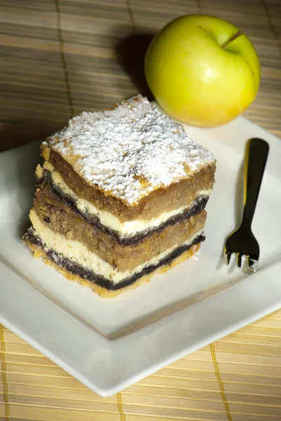 stock image Gibanica - traditional slovenian apple cake