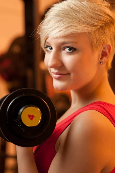 Lány fitness Club — Stock Fotó