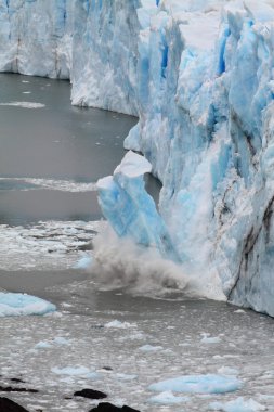 perito moreno buzulu, Patagonya, Arjantin.