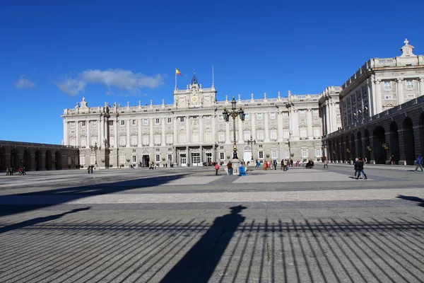 Palacio real in madrid, Spanje — Stockfoto