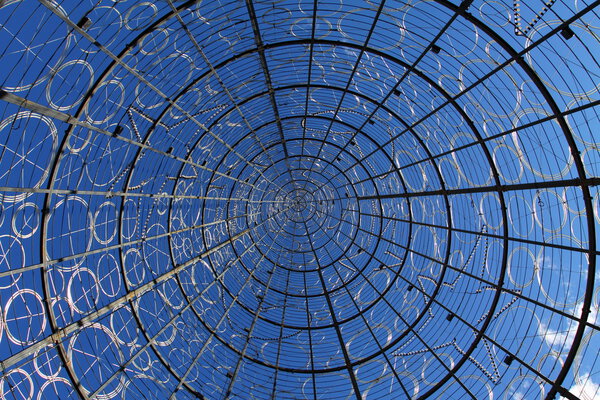 Christmas tree on Sol in Madrid, Spain