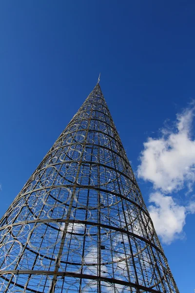 Árvore de Natal em Sol em Madrid, Espanha — Fotografia de Stock