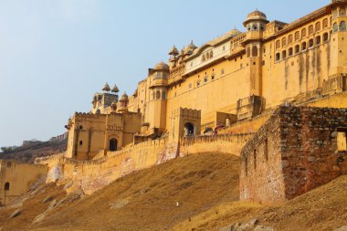 Amber fort ayında jaipur, Hindistan.