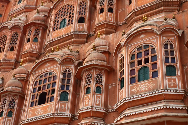 Hawa Mahal, o Palácio dos Ventos, Jaipur, Rajasthan, Índia . — Fotografia de Stock