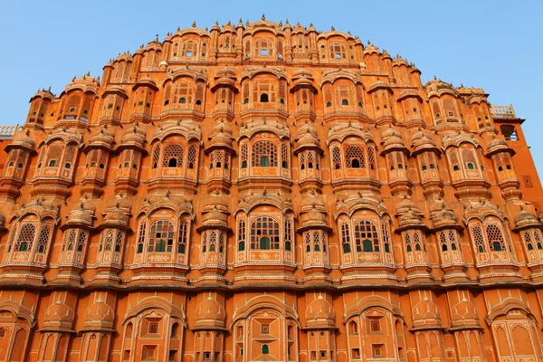 Hawa Mahal, o Palácio dos Ventos, Jaipur, Rajasthan, Índia . — Fotografia de Stock