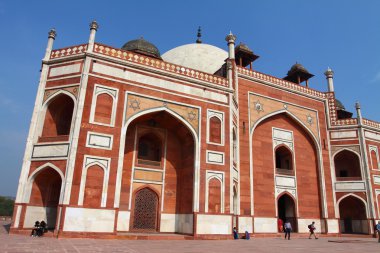 Yeni delhi Hümayun kabirde güneşli gün, Hindistan.