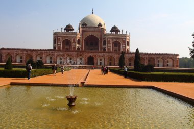 Yeni delhi Hümayun kabirde güneşli gün, Hindistan.