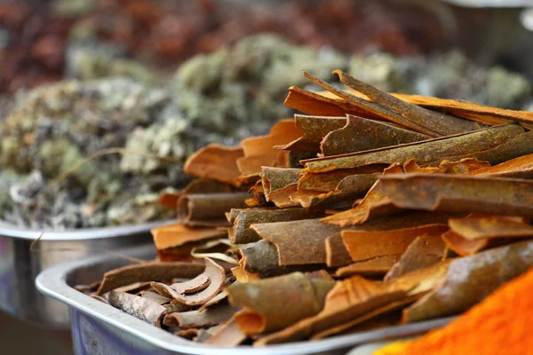 Tradisjonelle kryddermarkeder i India . – stockfoto
