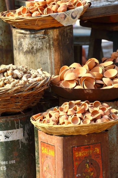 Mercado de especiarias tradicionais na Índia — Fotografia de Stock