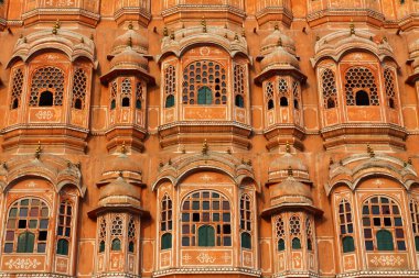 Hawa Mahal, rüzgarların saray, Jaipur, Rajasthan, Hindistan.