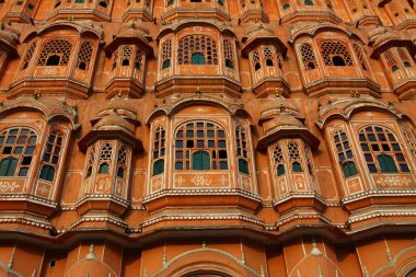 Hawa Mahal, rüzgarların saray, Jaipur, Rajasthan, Hindistan.