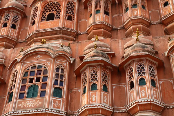 Hawa mahal, slotten av vindar, rajasthan, jaipur, Indien. — Stockfoto