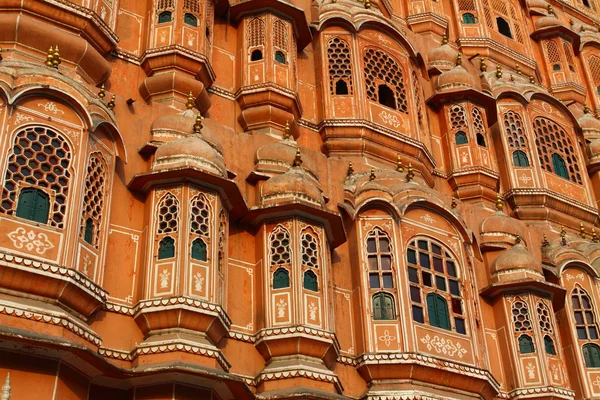 Hawa mahal, slotten av vindar, rajasthan, jaipur, Indien. — Stockfoto