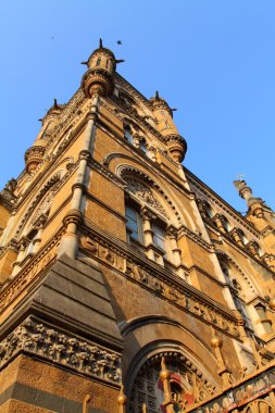 Victoria Terminus tren istasyonu de Mumbai (Hindistan)