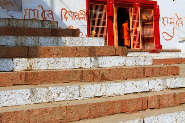 A szent város, varanasi és a Szent Gangesz — Stock Fotó