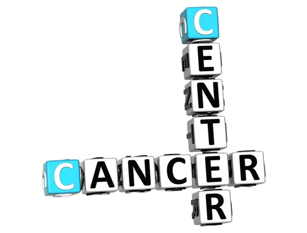 Crossword Centro Cancro 3D — Foto Stock