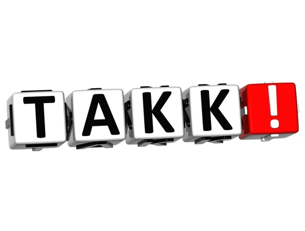 La parola Takk - Grazie in molte lingue diverse . — Foto Stock