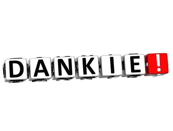 A palavra Dankie - Obrigado em muitas línguas diferentes . — Fotografia de Stock