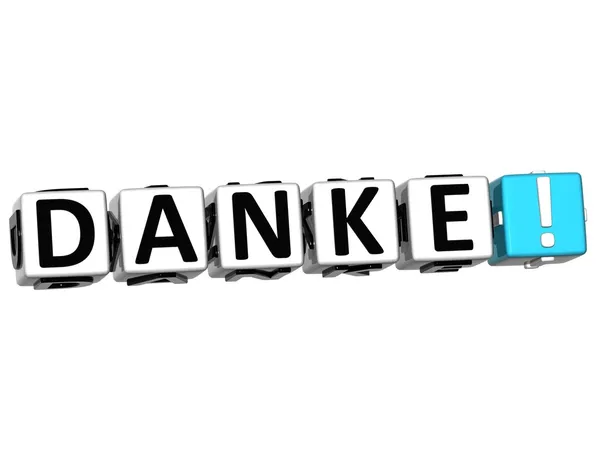 La palabra Danke - Gracias en muchos idiomas diferentes . — Foto de Stock