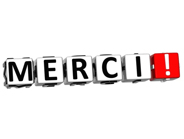 Das Wort merci - danke in vielen verschiedenen Sprachen. — Stockfoto