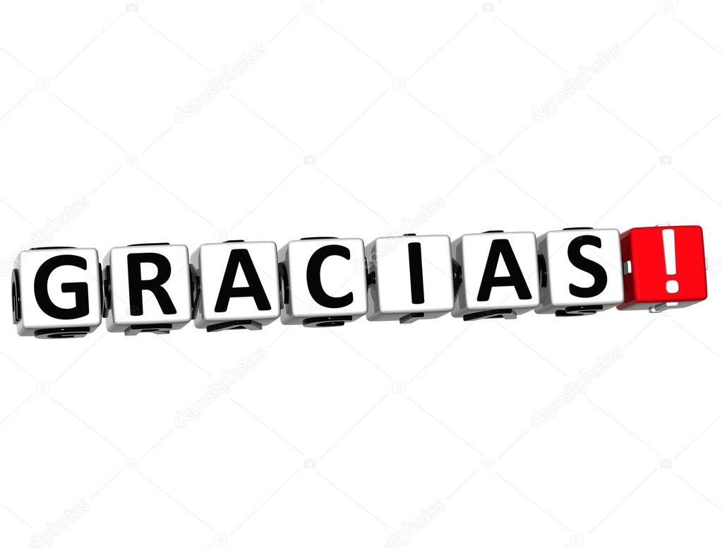 The word Gracias - Thank you in many different languages. — Stock Photo