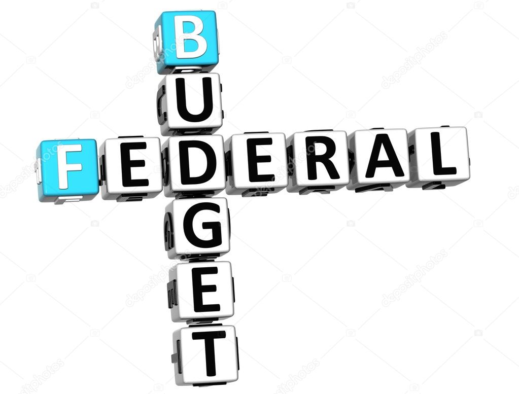 3D Budget Federal text Crossword