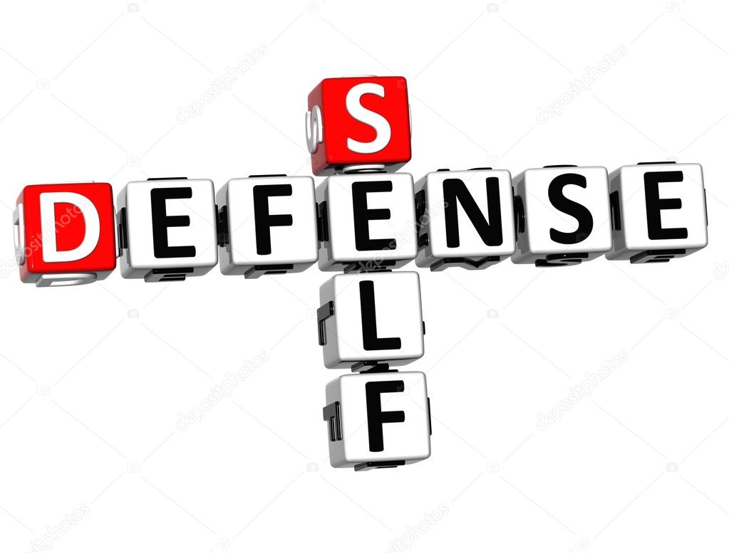 3D Self Defense Crossword cube words
