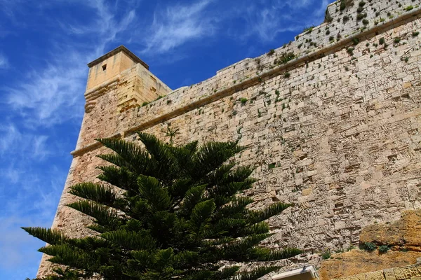 Vista da fortaleza de Rabat (Victoria) (Gozo, ilhas maltesas ) — Fotografia de Stock