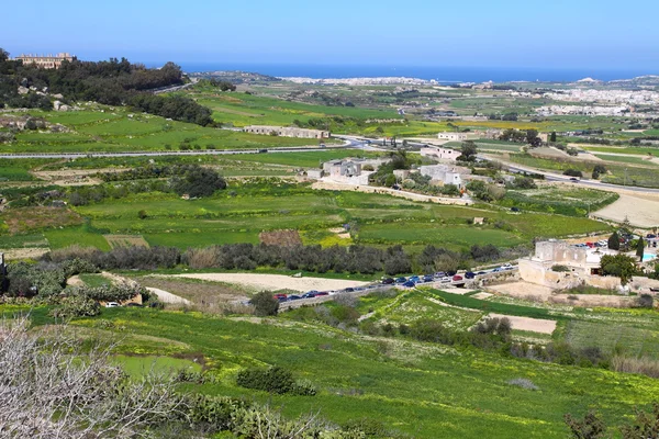 Landskap landsbygden landskapet i gozo, malta, Medelhavet — Stockfoto