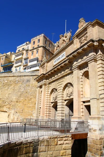 The Victoria gate, one of the entrances to Valletta, capital of Malta — Stock Photo, Image