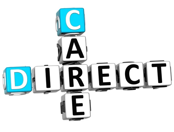 3D Direct Care Mots croisés — Photo