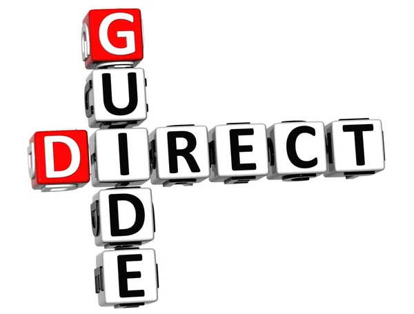 3D Direct Guide — стоковое фото