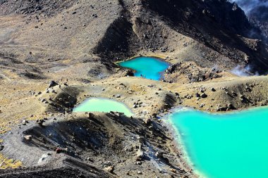 tongariro Ulusal Parkı, Yeni Zelanda. HDR görüntüsü