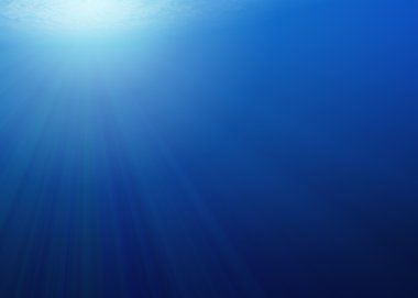 Sualtı - derin mavi deniz - xl