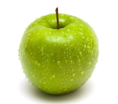 Yeşil elma suyu ile yakın kadar düşer.