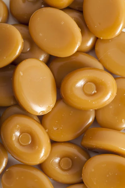 Karamelové bonbóny pozadí — Stock fotografie