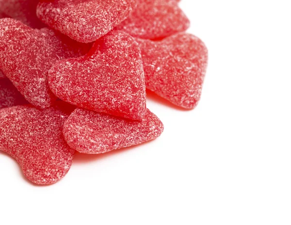 Cukierki w kształcie serca — Zdjęcie stockowe