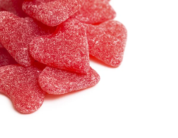 Heart-shaped candies — Stock Photo, Image