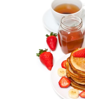 Yummy buttermilk pancakes clipart