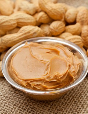 Peanut butter and peanuts clipart