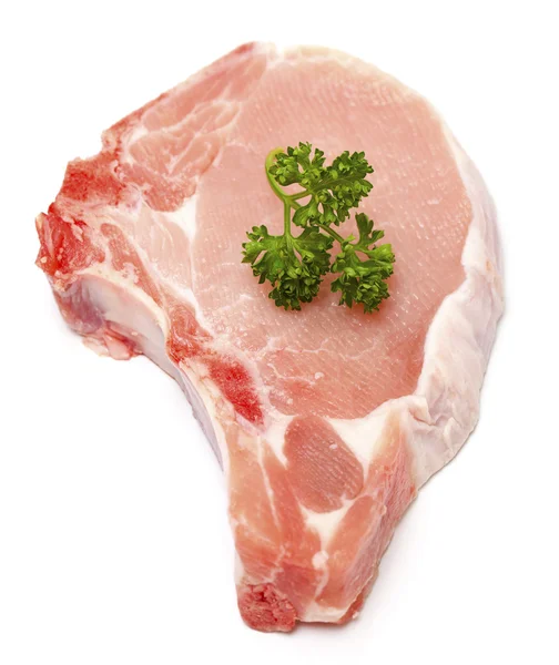 Darab hús és gally, petrezselyem — Stock Fotó