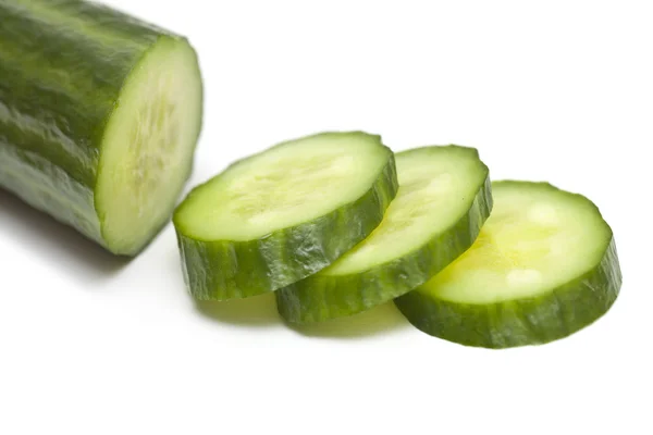 stock image Slice of cucumber