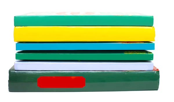 Stack of colorful books — Stock Photo, Image