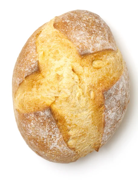 Pan fresco aislado sobre fondo blanco — Foto de Stock